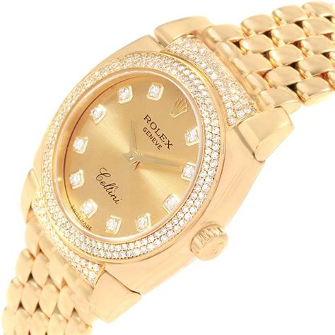 cellini cestello rolex oro bianco ladies watch|rolex cellini ladies 18k gold.